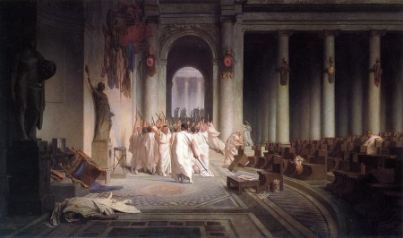 Jean-Leon Gerome, Morte di Cesare, 1859