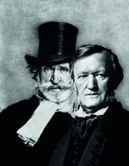 Per il bicentenario di Verdi e Wagner. Aida e Lohengrin video cartoon.