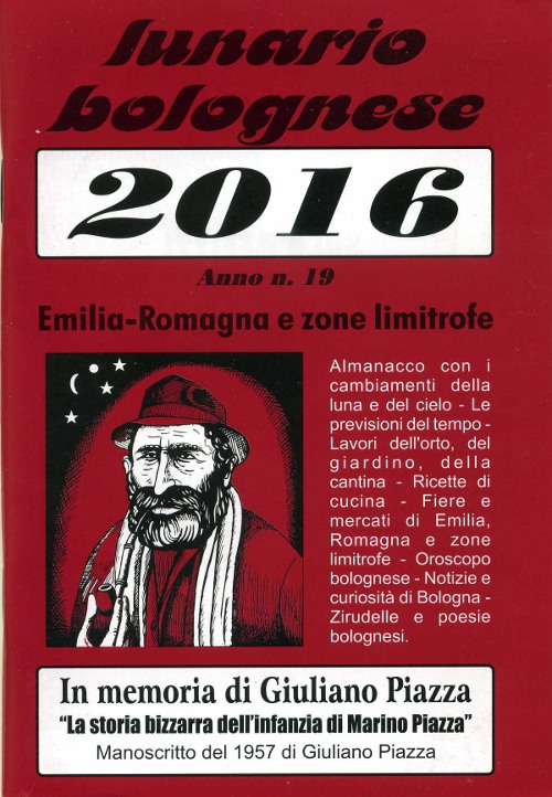 Copertina lunario bolognese 2016