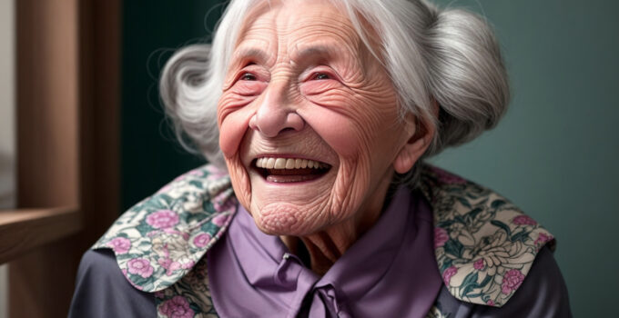 centenaria donna anziana zirudella poesia umorismo il segreto per vivere a lungo