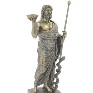 Statua di Asclepio, il dio greco della medicina